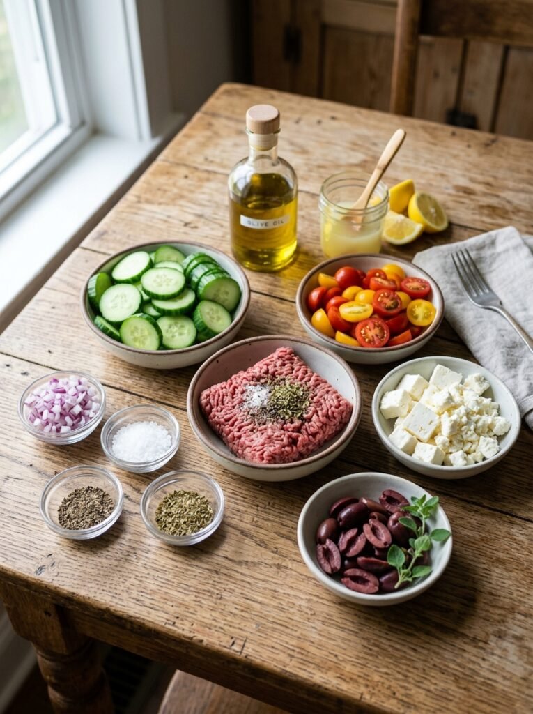 High Protein Beef Cucumber Feta Dinner Bowl 13 Beef cucumber feta dinner bowl 202605092224