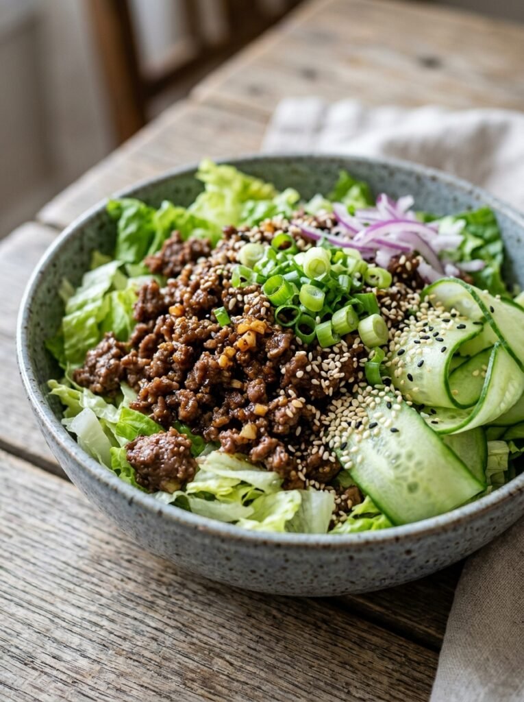 easy high protein beef cucumber lettuce bowls 12 Beef cucumber lettuce bowls 202605071749