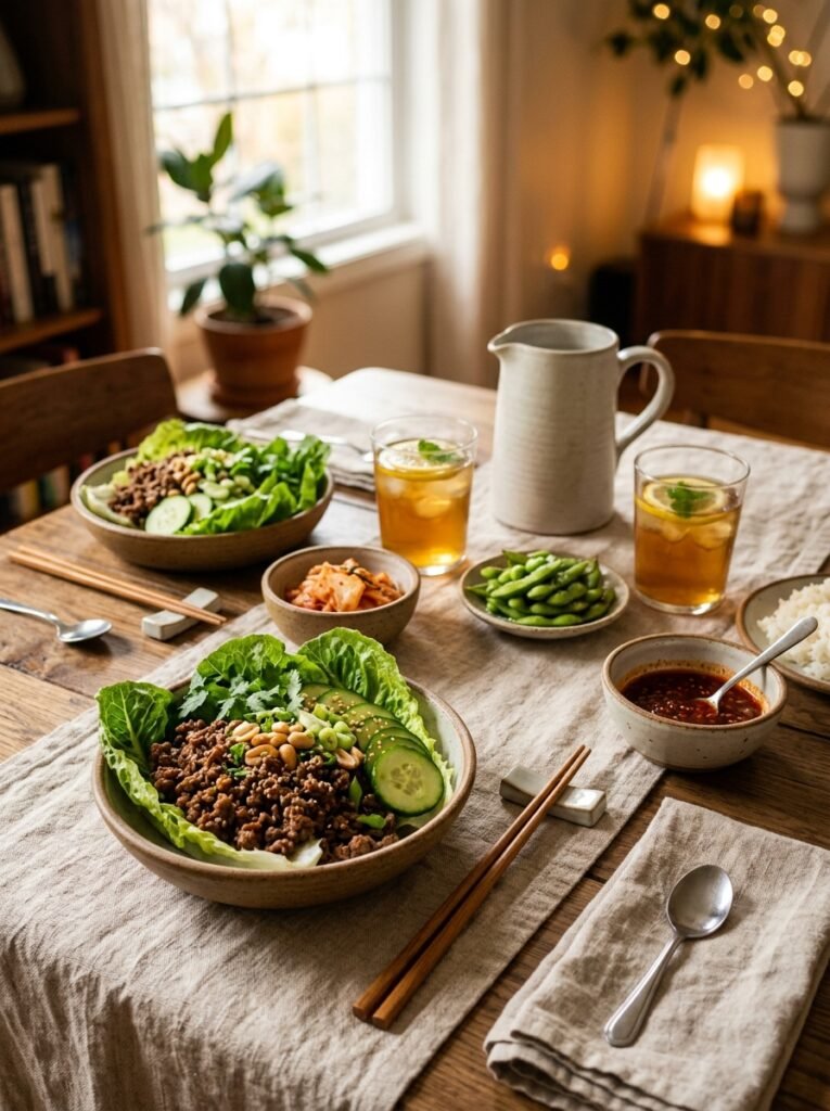 easy high protein beef cucumber lettuce bowls 15 Beef cucumber lettuce bowls setup 202605071749