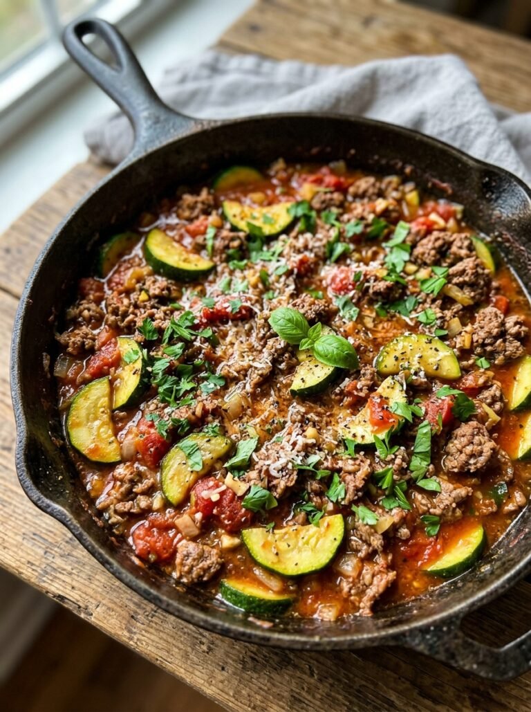 Easy High Protein Beef Tomato Zucchini Skillet 17 Beef tomato zucchini skillet 202605231232