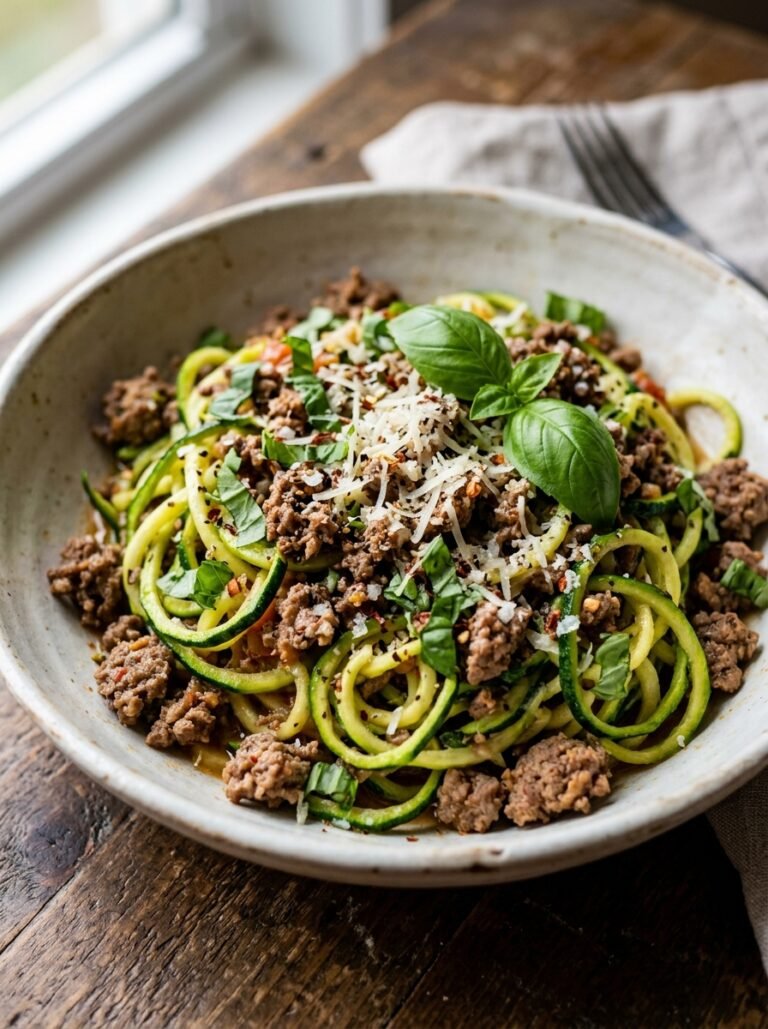 Beef zucchini noodle plates 202606081434