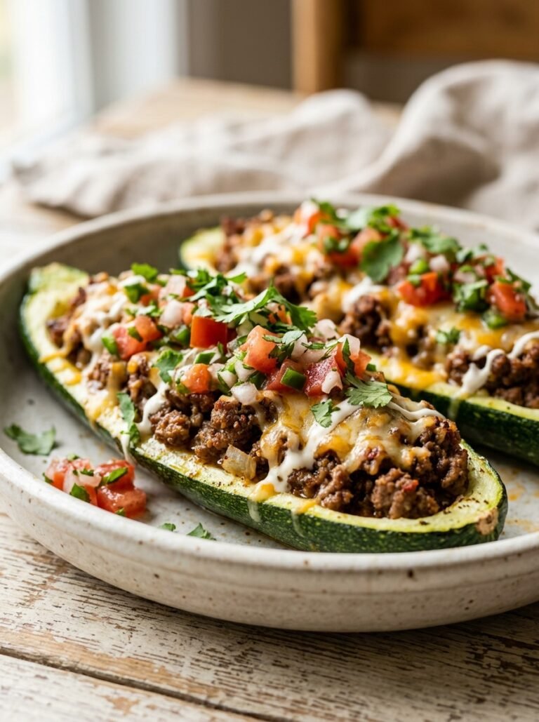 Beef zucchini taco boats 202605311309