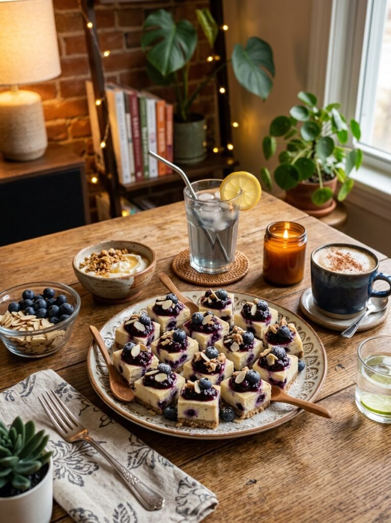 high protein blueberry protein cheesecake bites: Easy No-Bake Recipe 15 Blueberry protein cheesecake bites 202605212136 1