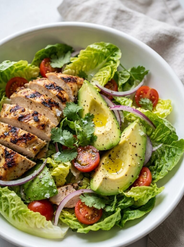 High Protein Low Calorie Chicken Avocado Lettuce Salad: A Crisp, Fresh Recipe 17 Chicken avocado lettuce salad 202605131458