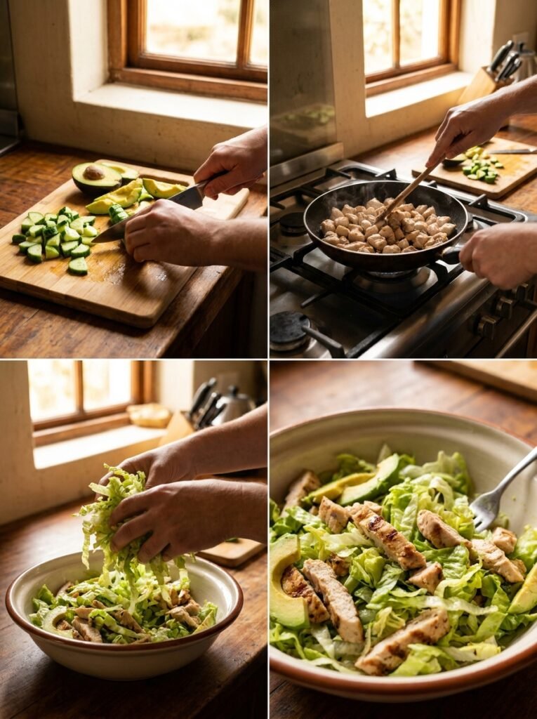 High Protein Low Calorie Chicken Avocado Lettuce Salad: A Crisp, Fresh Recipe 14 Chicken avocado lettuce salad pr… 202605131458