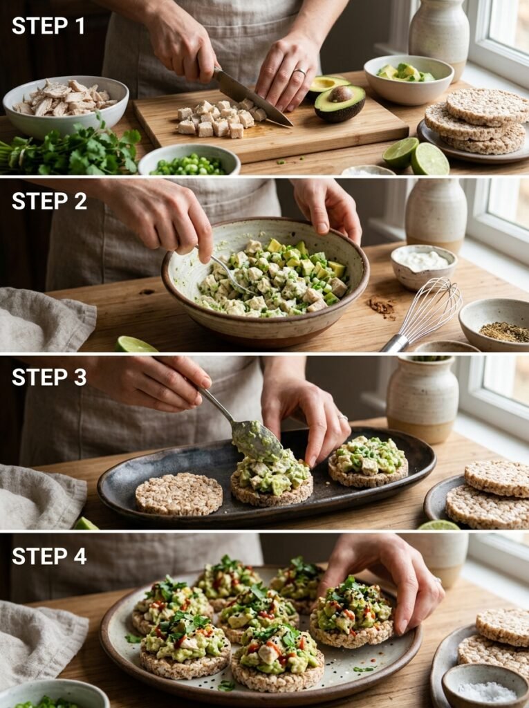 High Protein Chicken Avocado Rice Cake Bites: A Homemade Healthy Snack 14 Chicken avocado rice cake bites 202605240009