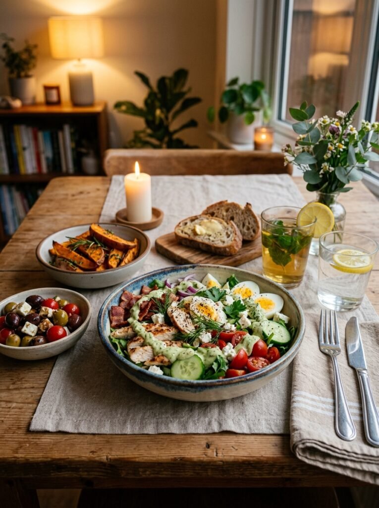 Easy High Protein Chicken Bacon Cucumber Salad 15 Chicken bacon cucumber salad 202606071413 1