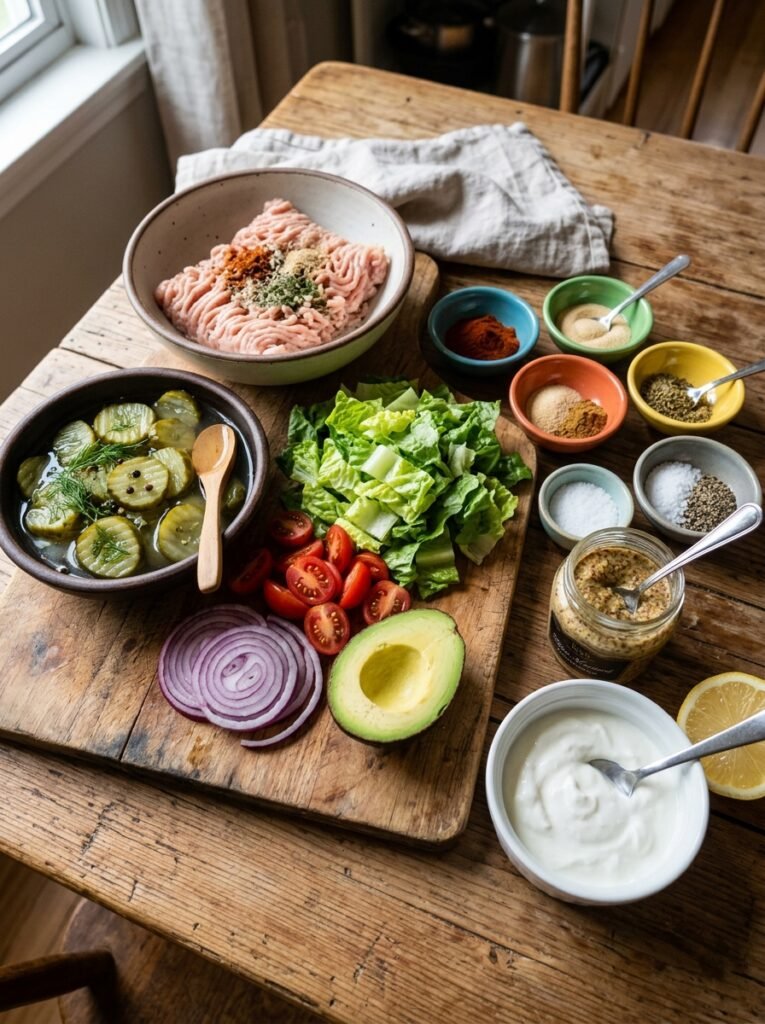 High Protein Chicken Burger Bowl with Pickles: Ultimate Recipe Guide 13 Chicken burger bowl ingredients … 202605091421