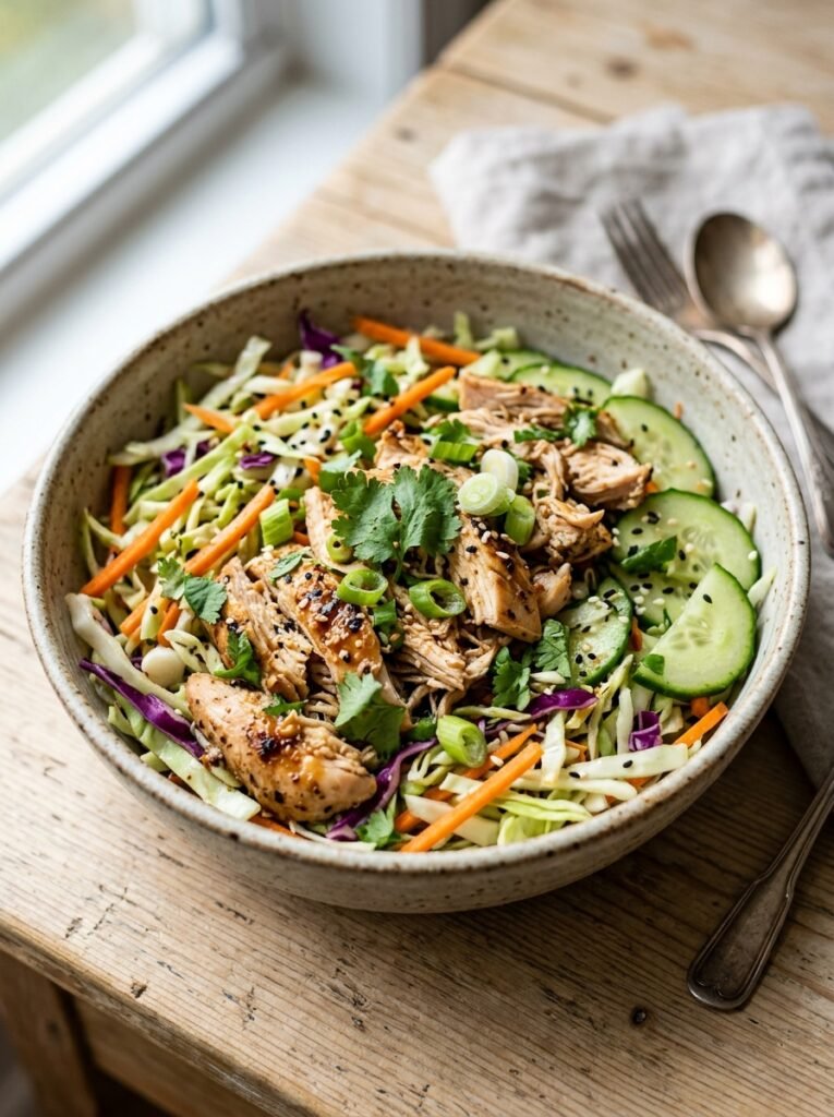 High Protein Low Calorie Chicken Cucumber Cabbage Bowls 12 Chicken cabbage cucumber bowls 202606071357