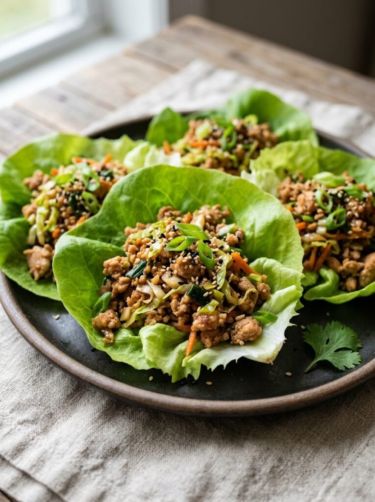 high protein low calorie chicken cabbage lettuce wraps 12 Chicken cabbage lettuce wraps 202605051449