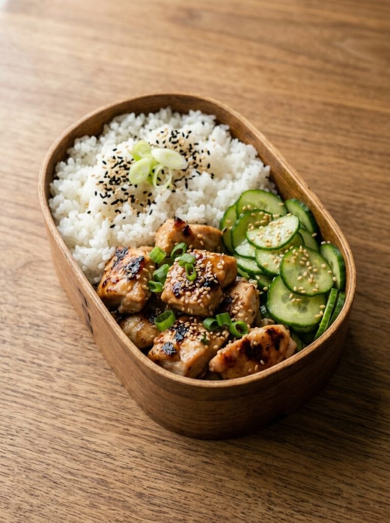 Chicken cucumber bento lunch 202605021416