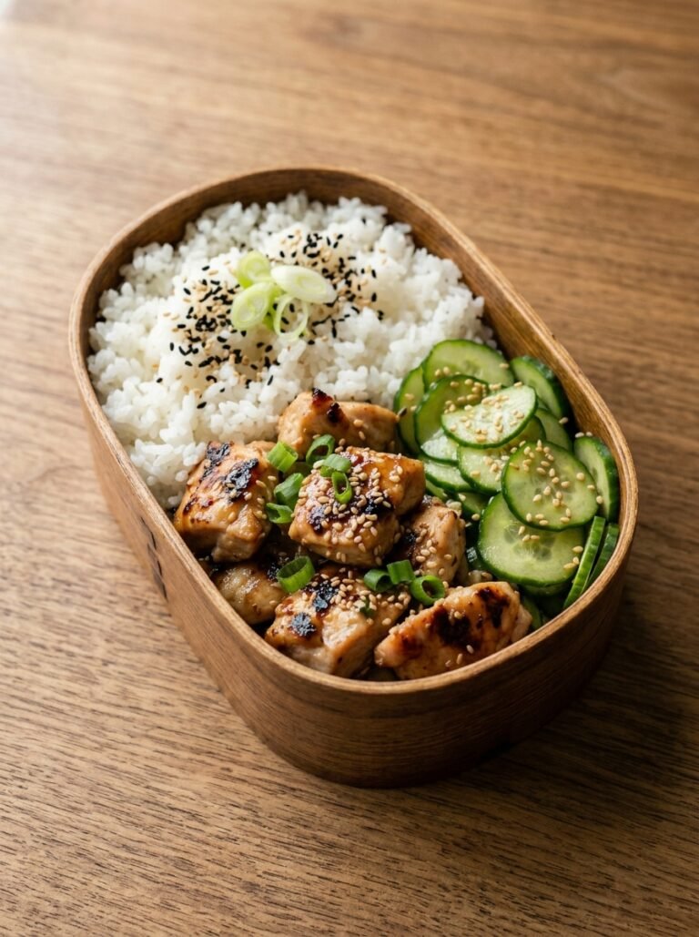 Chicken cucumber bento lunch 202605021416