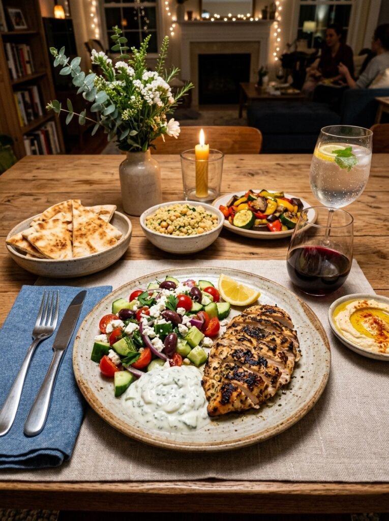 Chicken cucumber greek dinner plate 202605131414 3