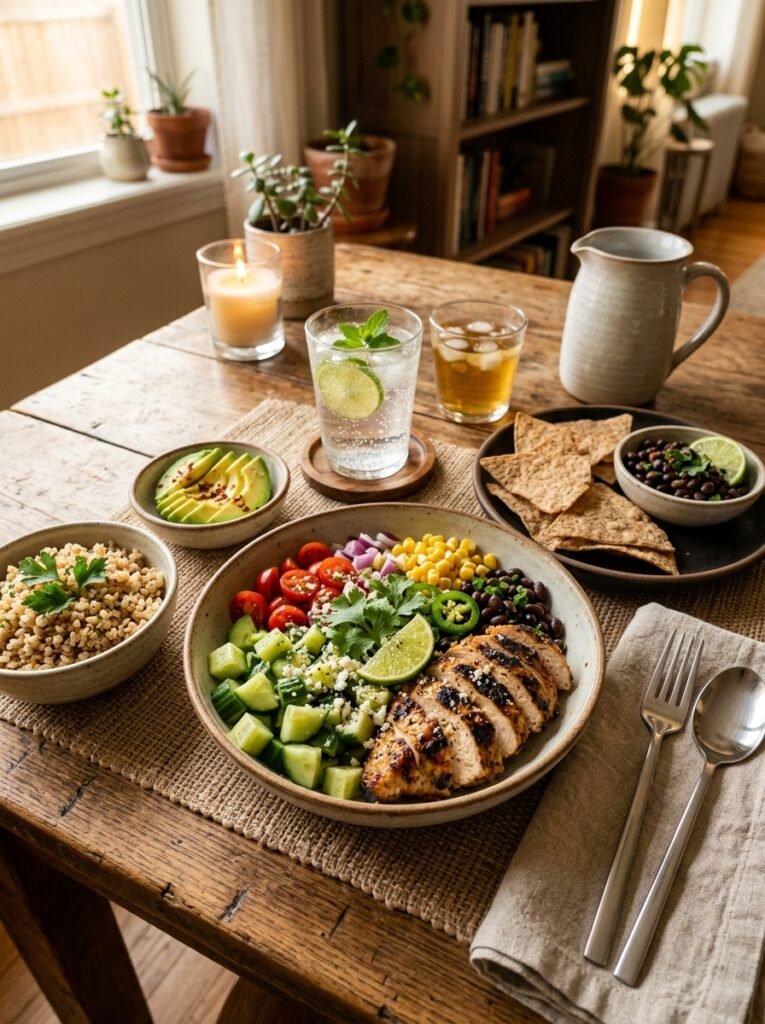 High Protein Low Calorie Chicken Cucumber Salsa Bowl Recipe 15 Chicken cucumber salsa bowl 202605091425 1