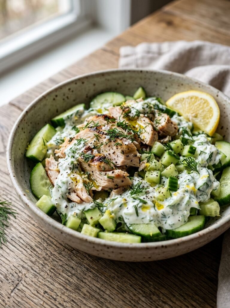 Chicken cucumber tzatziki lunch … 202605282132