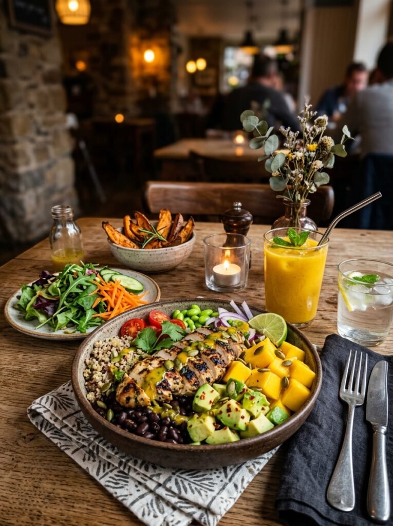 Chicken mango avocado bowl 202605021407