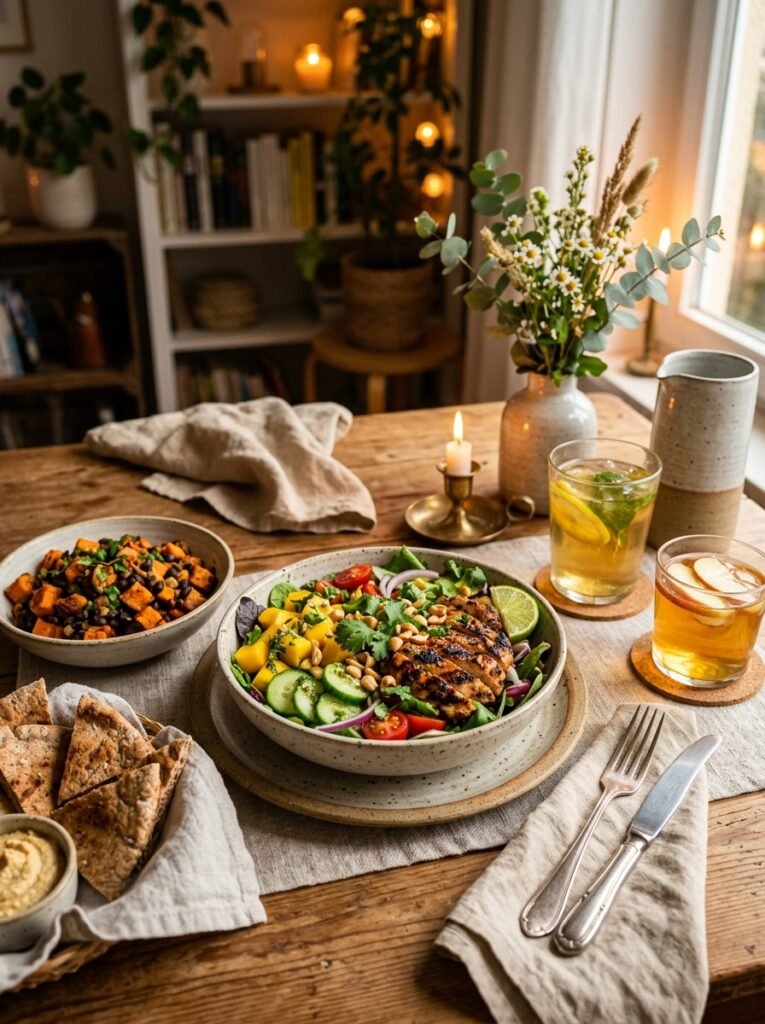 easy high protein chicken mango cucumber salad 15 Chicken mango cucumber salad 202606051423