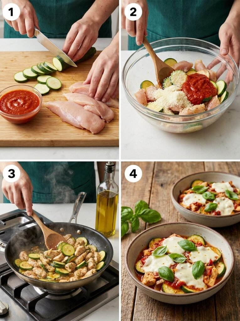 Easy High Protein Chicken Parmesan Zucchini Bowls: The Ultimate Healthy Weeknight Meal 14 Chicken parmesan zucchini bowls … 202605132123 1
