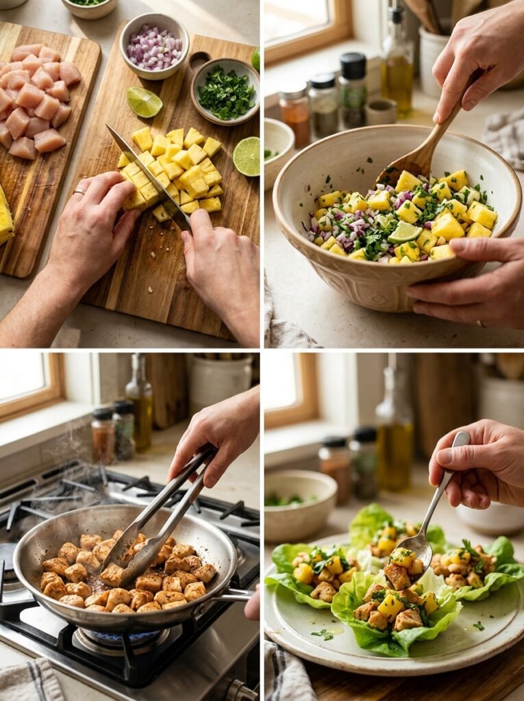 Chicken pineapple salsa lettuce … 202605171832 1