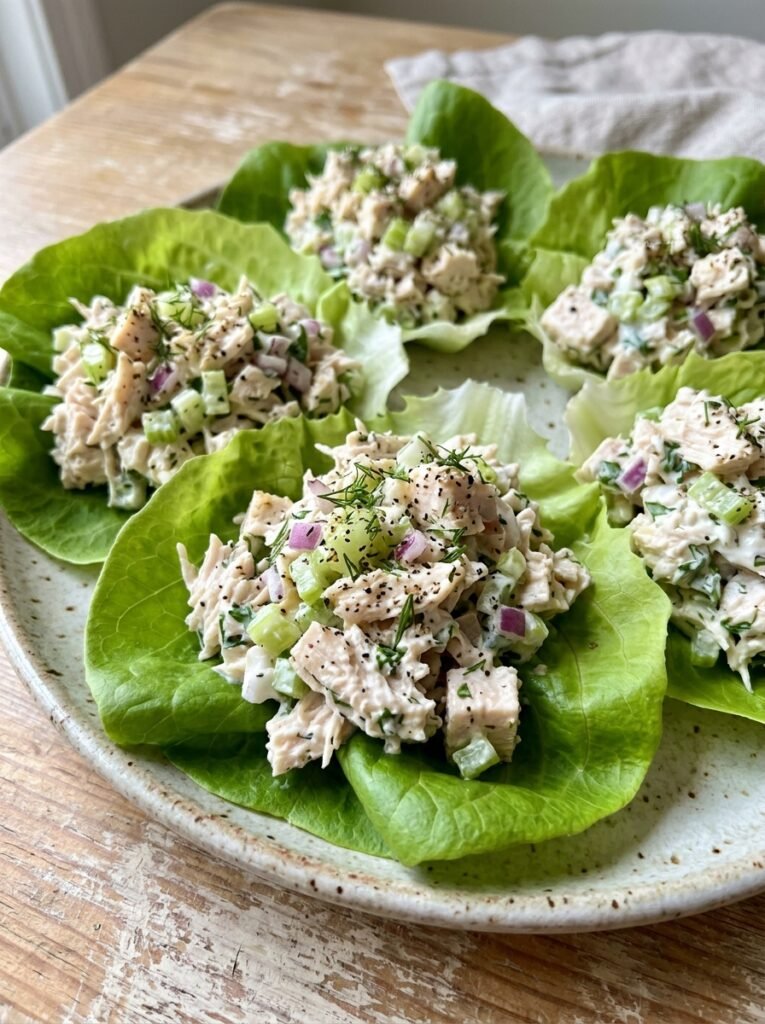 Chicken salad lettuce snack cups 202606101452