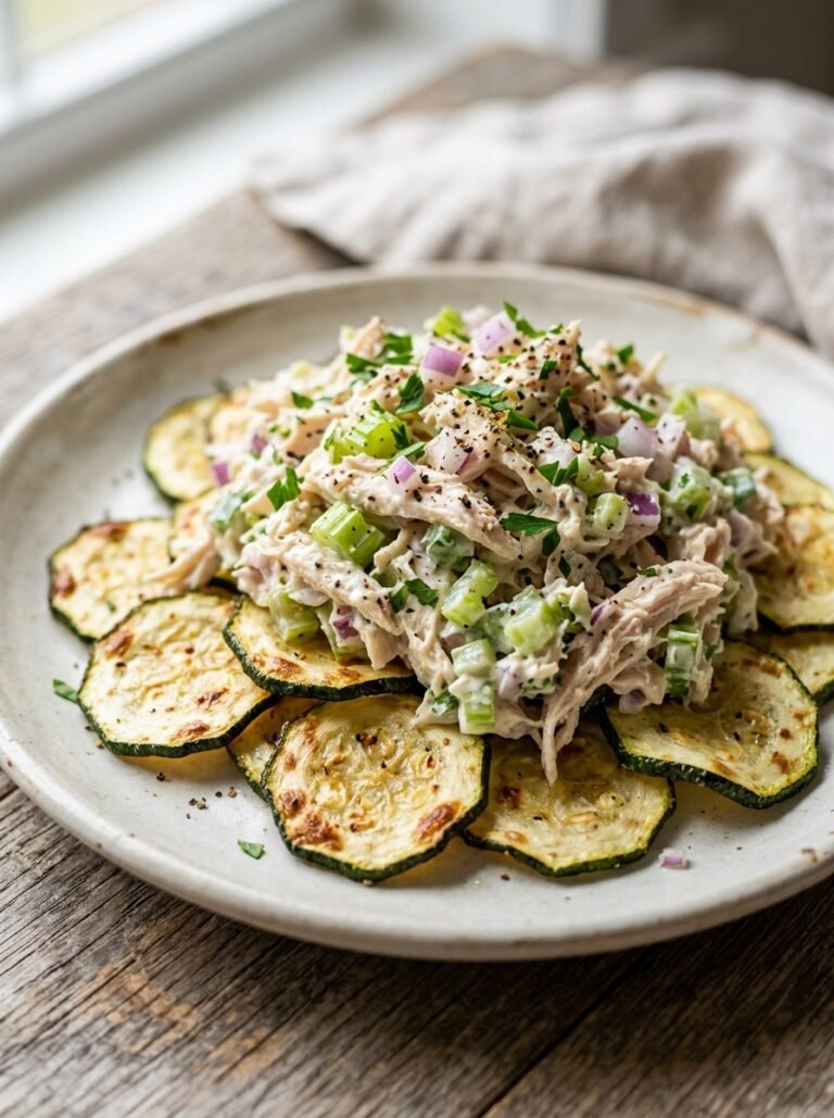 High Protein Chicken Salad Zucchini Chips: A Delicious and Healthy Recipe 17 Chicken salad zucchini chips 202605081723
