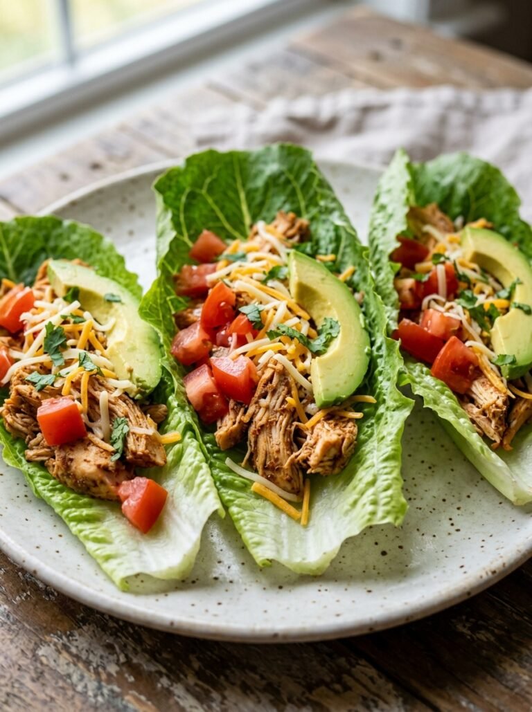 Chicken taco lettuce lunch boats 202605222345