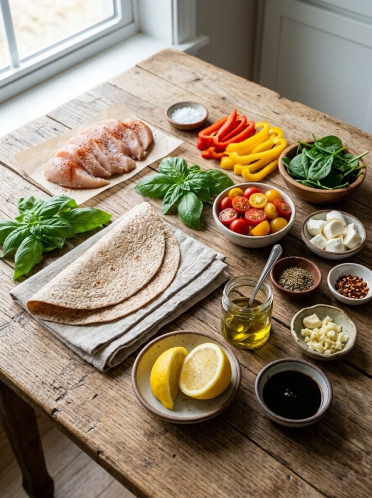 High Protein Chicken Tomato Basil Lunch Wrap 13 Chicken tomato basil lunch wrap 202605081714 1