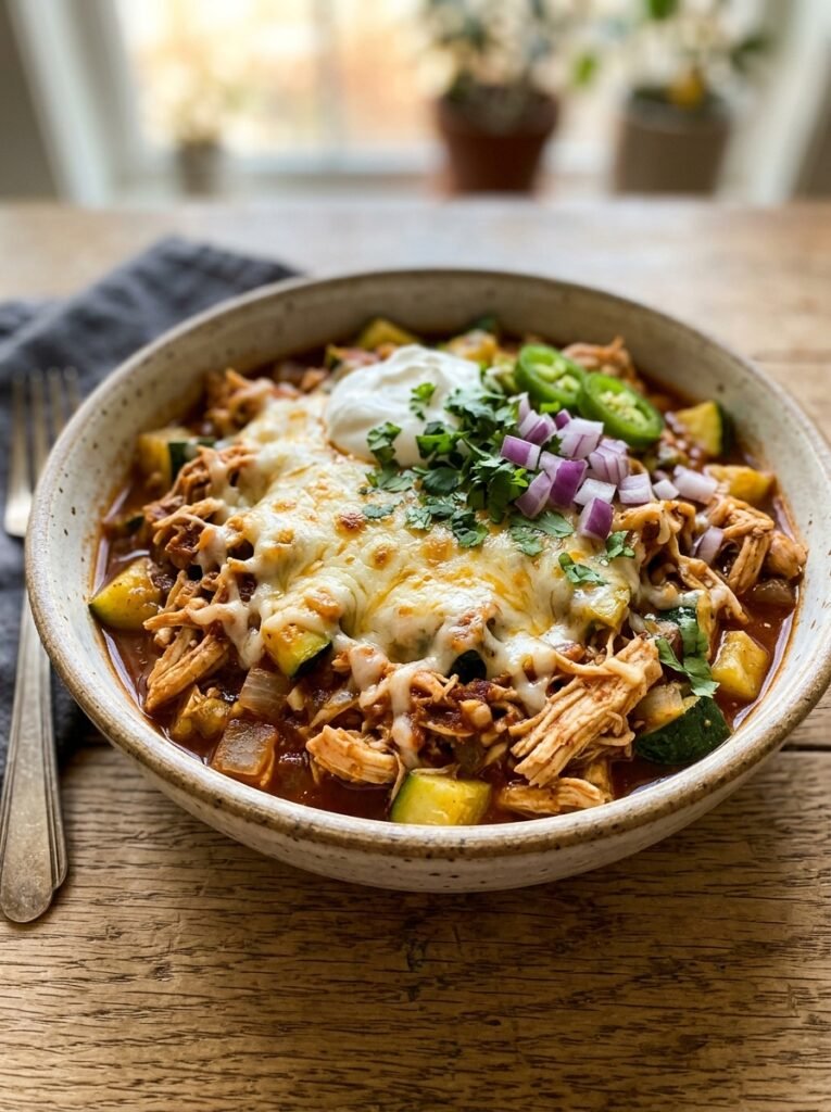 easy high protein chicken zucchini enchilada bowls 12 Chicken zucchini enchilada bowls 202605282139 1