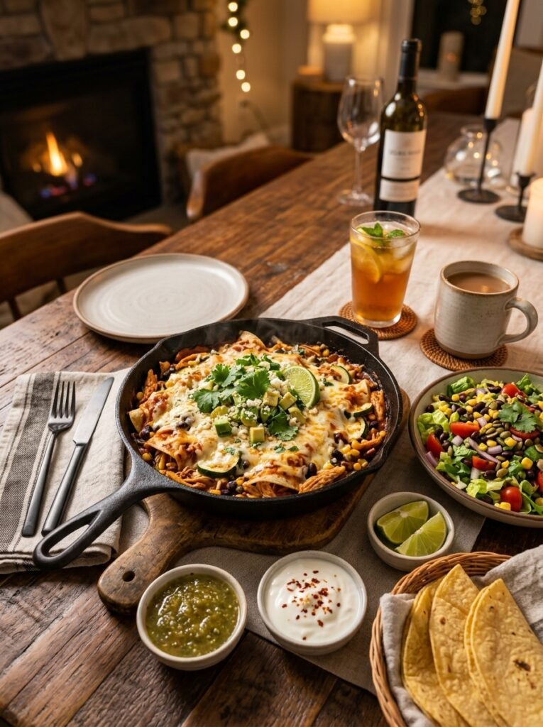 High Protein Chicken Zucchini Enchilada Skillet: A Healthy, One-Pan Dinner 15 Chicken zucchini enchilada skillet 202605222332