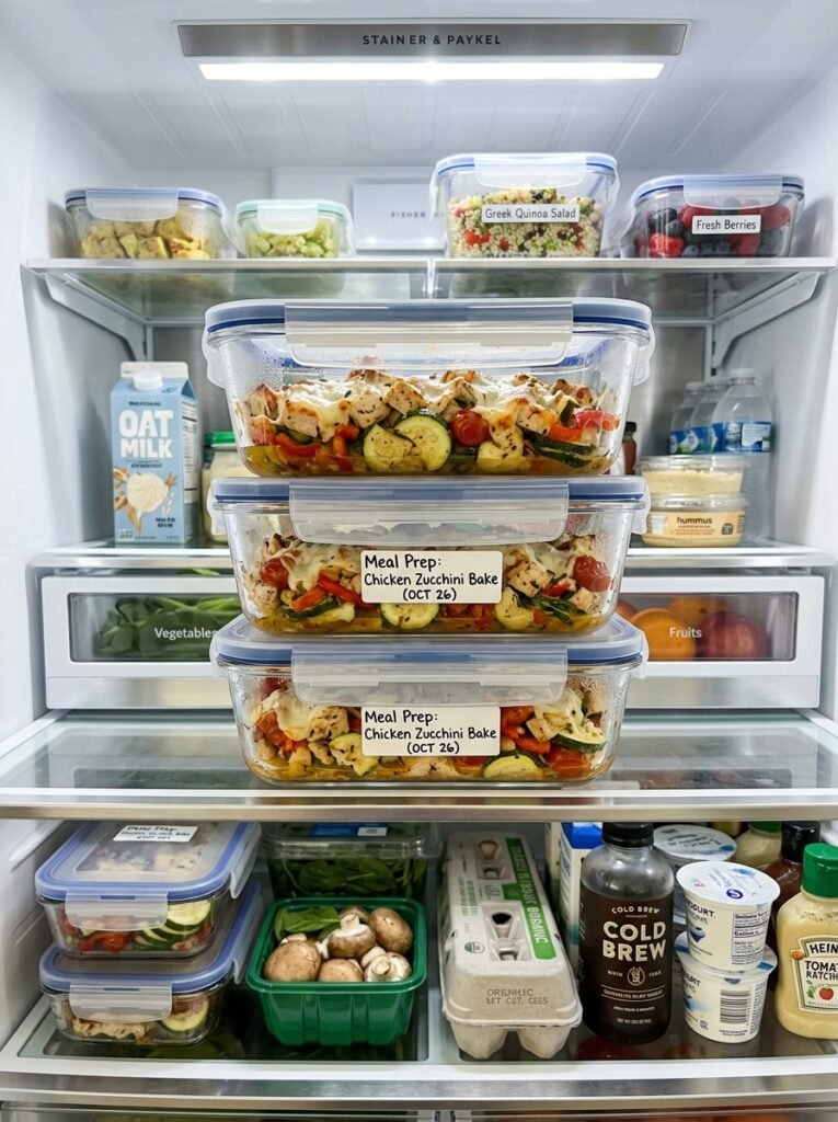 high protein chicken zucchini mozzarella bake 16 Chicken zucchini mozzarella bake 202605141439