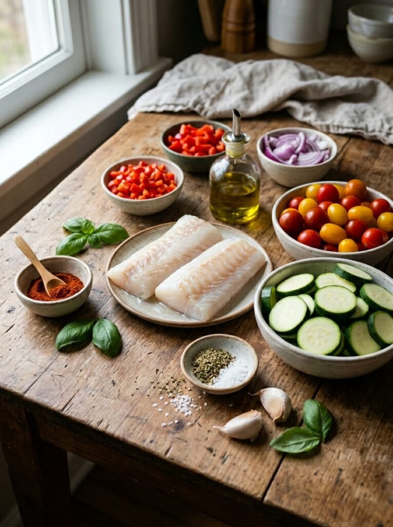 Cod zucchini tomato skillet ingr… 202605092245