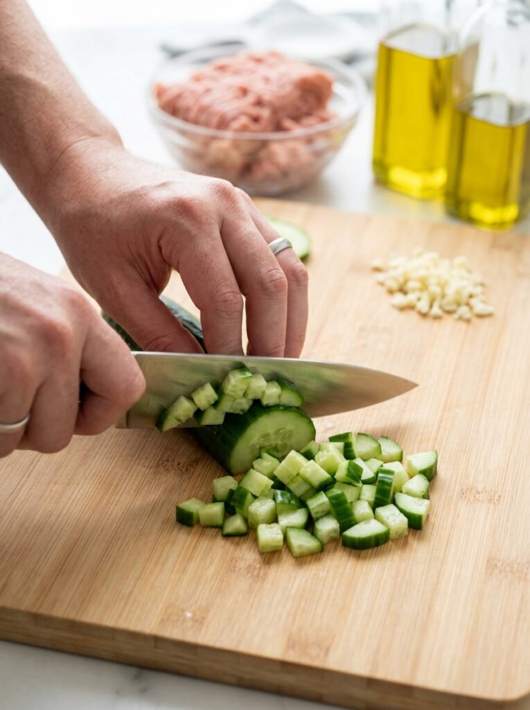 High Protein Turkey Meatball Cucumber Tzatziki Bowl 14 Cooking High Protein Turkey Meat… 202605061459