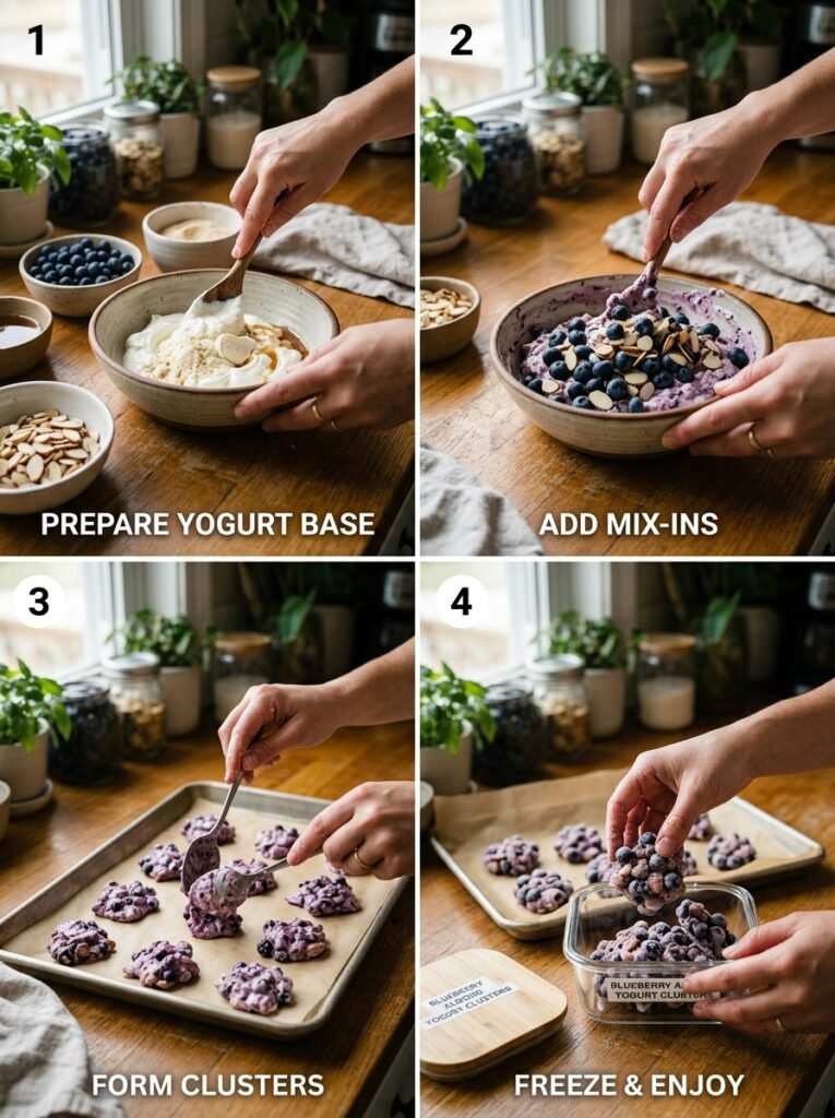 High Protein Blueberry Almond Yogurt Clusters: Easy Homemade Snack Recipe 14 Cooking blueberry almond yogurt … 202605301322