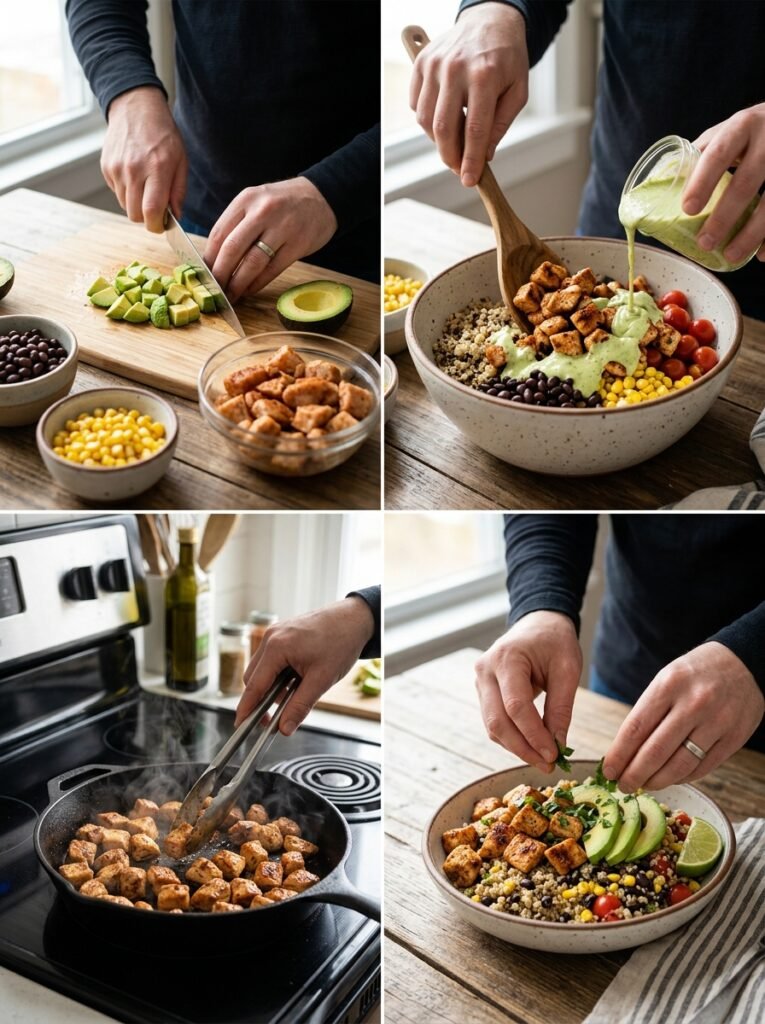 easy high protein chicken avocado protein bowls 14 Cooking chicken avocado protein … 202605171347
