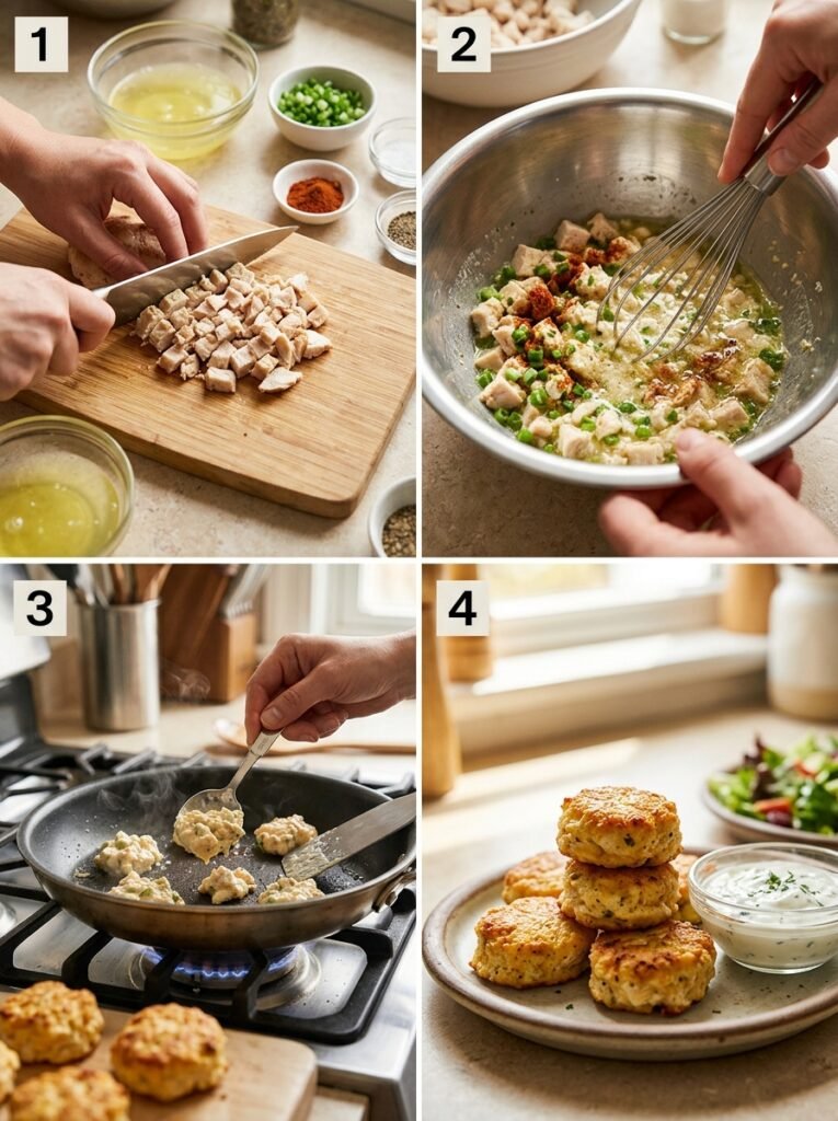Cooking egg white chicken bites 202605240125
