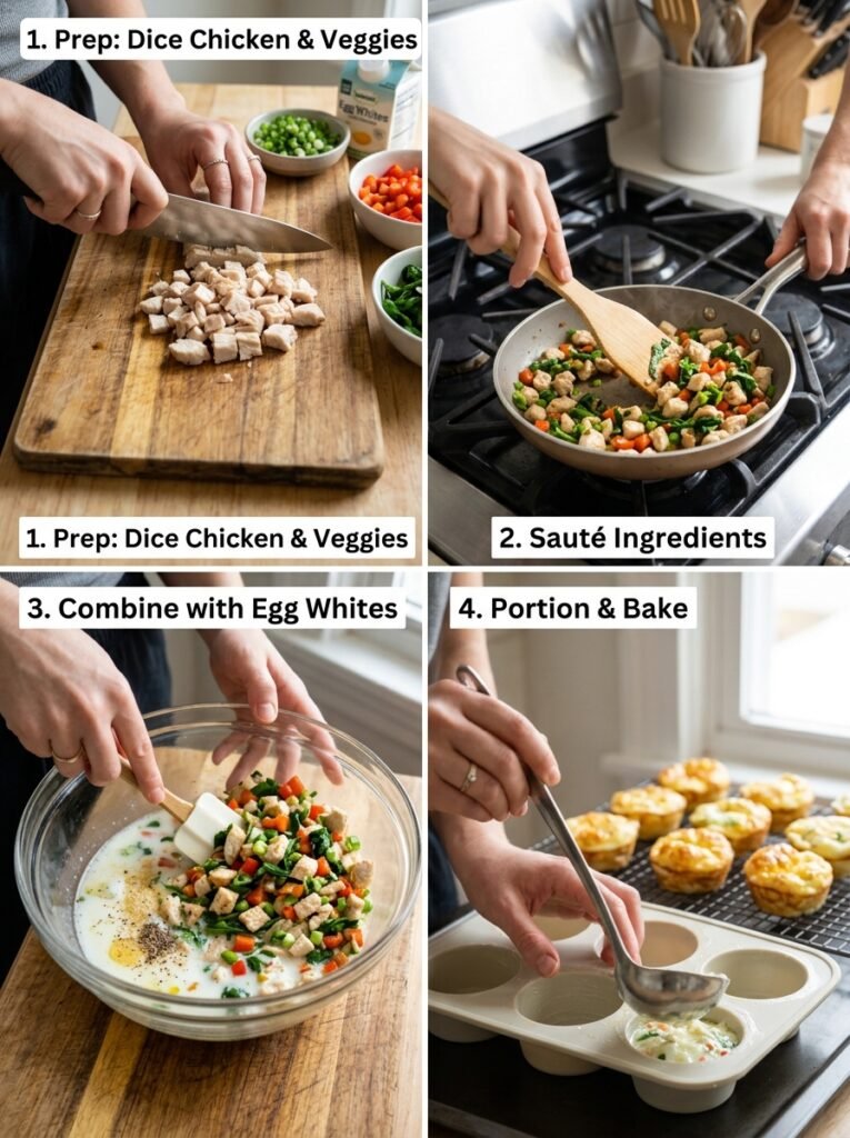 Cooking egg white chicken cups 202605301403