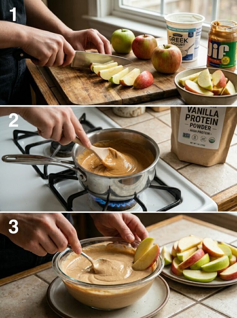 high protein peanut butter yogurt apple dip 14 Cooking peanut butter yogurt app… 202605131357