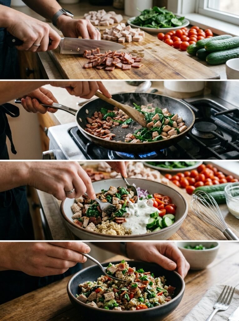 High Protein Turkey Bacon Ranch Dinner Bowl: A Complete Guide 14 Cooking turkey bacon ranch bowl 202606091342