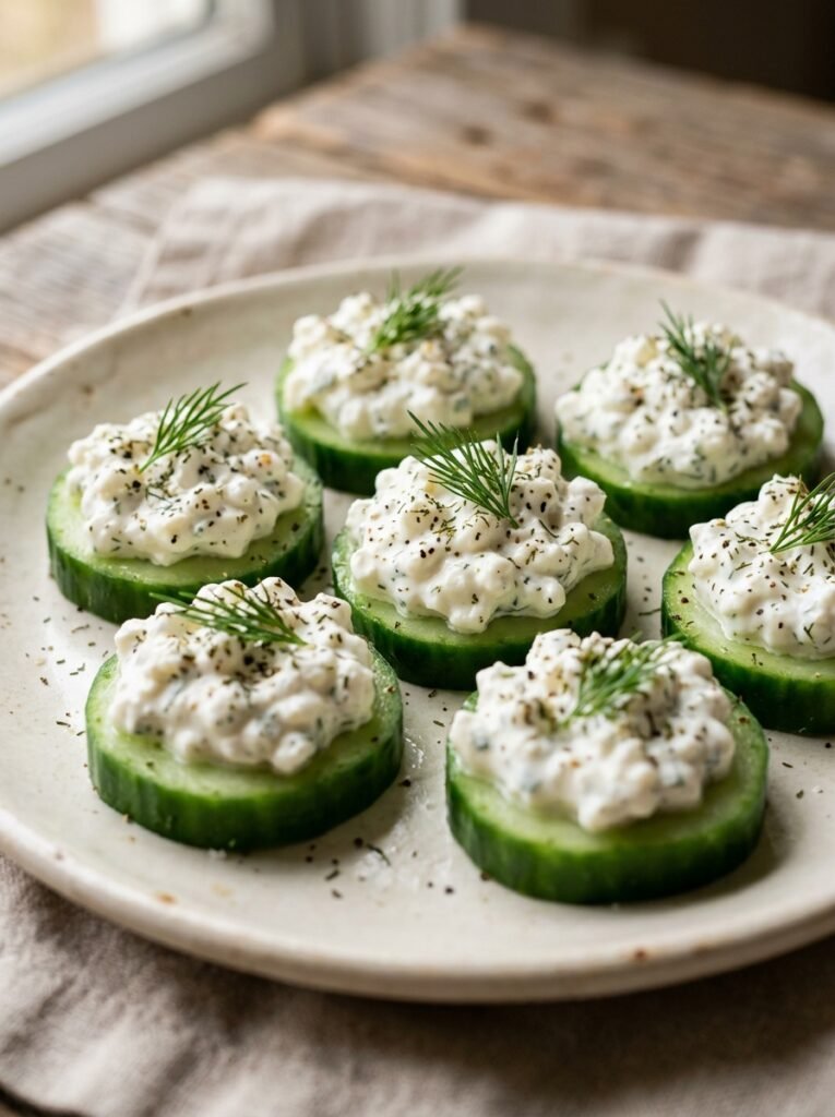 Cottage cheese cucumber ranch bites 202605021402