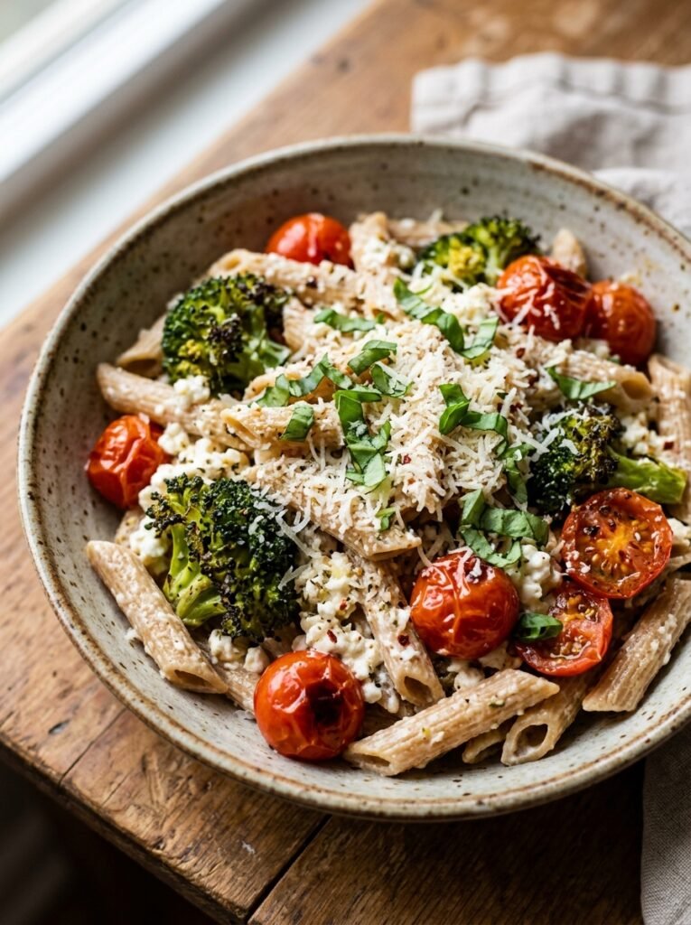 easy high protein cottage cheese pasta bowl 12 Cottage cheese pasta bowl 202605041410
