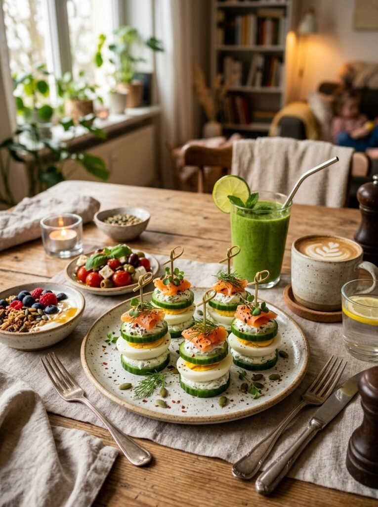 High Protein Boiled Egg Cucumber Stacks Recipe 15 Egg cucumber stacks side dishes 202605171328