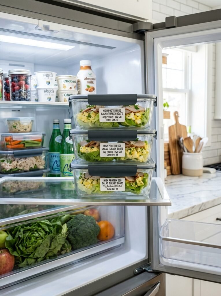 High Protein Egg Salad Turkey Lunch Boats: A Quick and Healthy Meal 16 Egg salad turkey lunch boats 202605151919 3