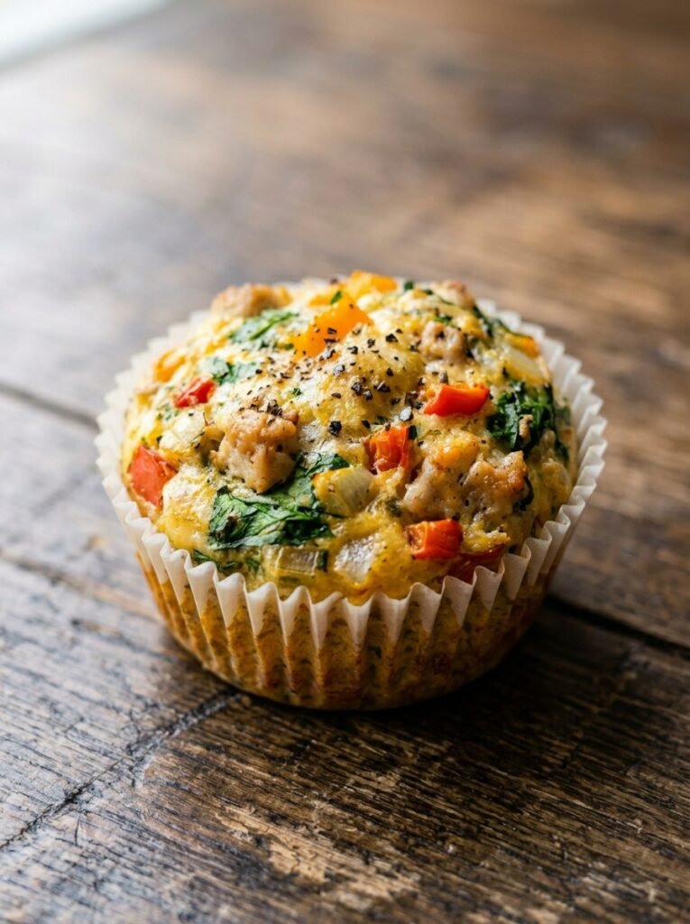 High Protein Low Calorie Egg White Chicken Muffins: The Ultimate Healthy Breakfast Recipe 12 Egg white chicken muffins 202605141505
