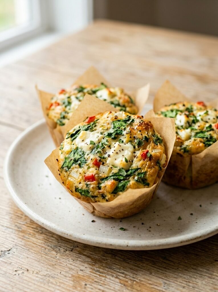 Egg white spinach muffins 202606021241