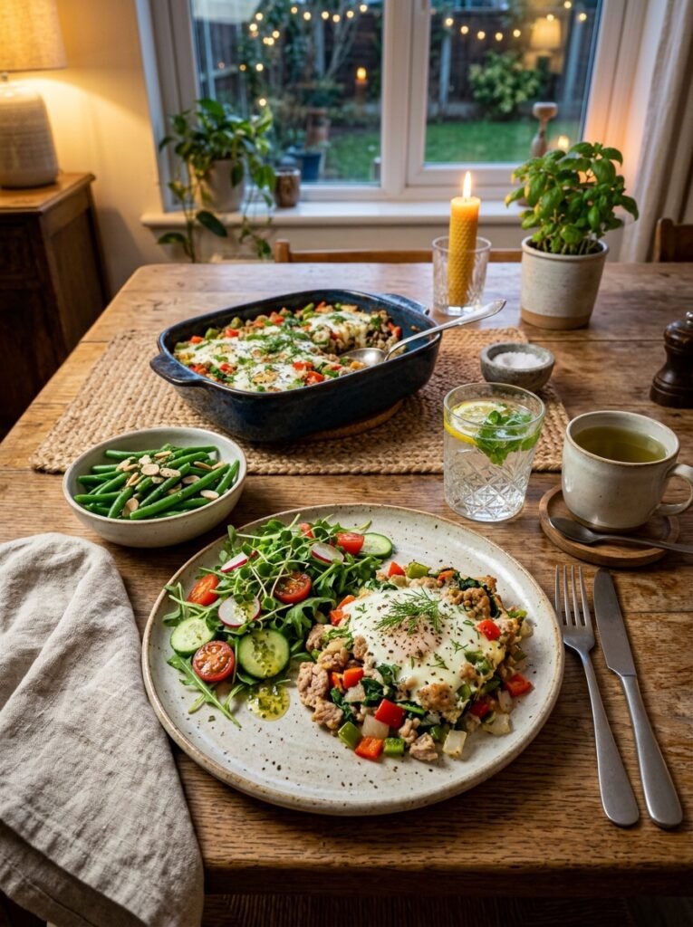 High Protein Low Calorie Egg White Turkey Peppers 15 Egg white turkey peppers setup 202605092302