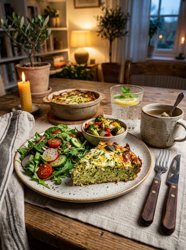 high protein low calorie egg white zucchini bake 15 Egg white zucchini bake setup 202605051348