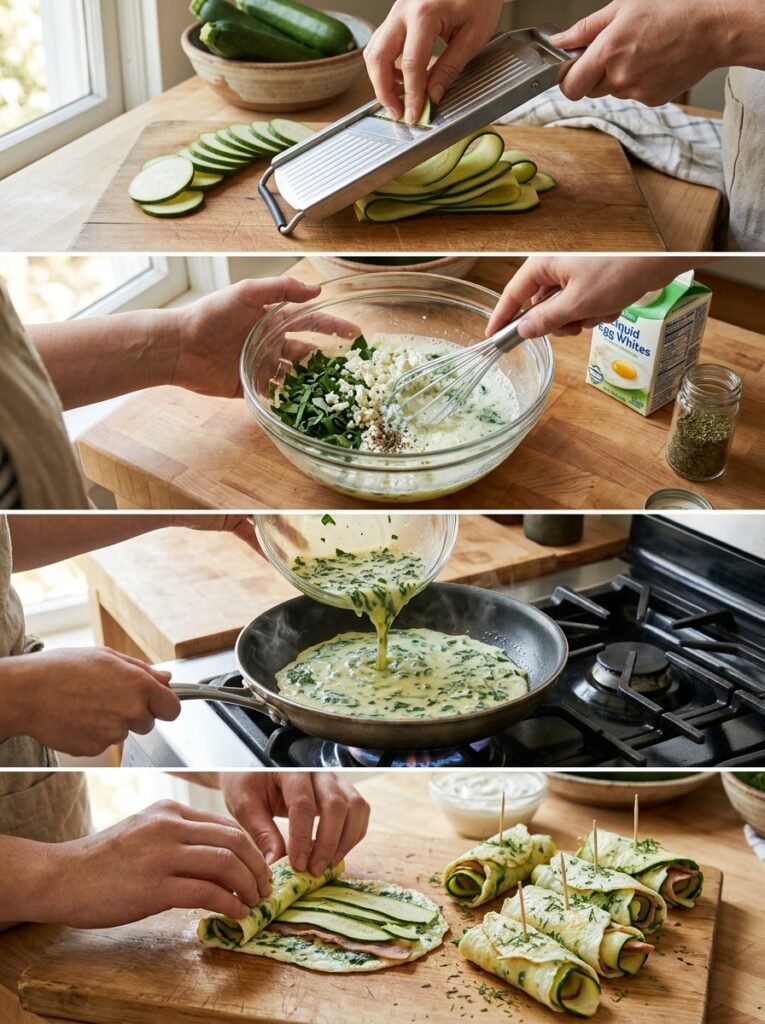 Egg white zucchini rollups cooking 202606101438