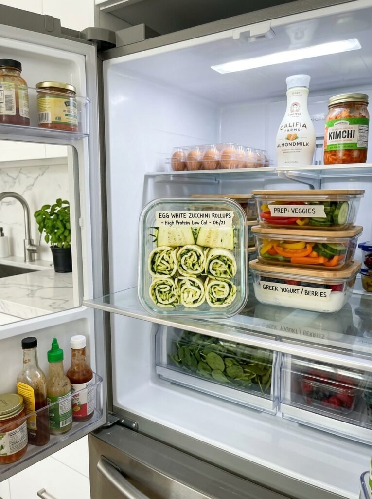 Egg white zucchini rollups storage 202606101439