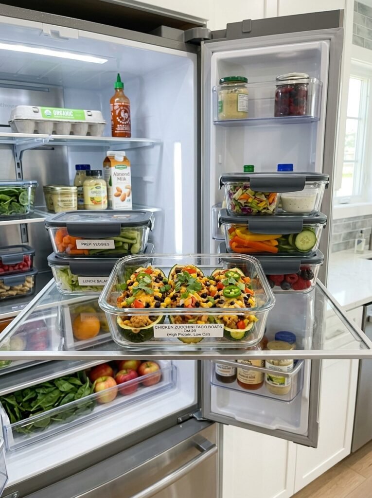 Food storage chicken taco boats 202606051435