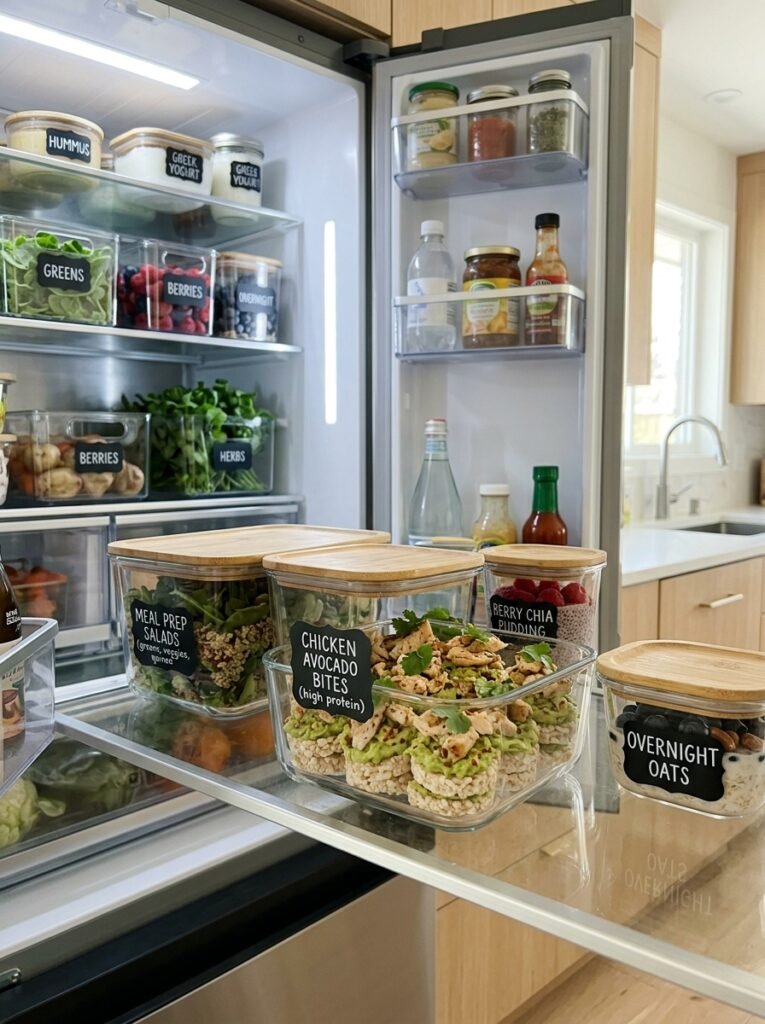 High Protein Chicken Avocado Rice Cake Bites: A Homemade Healthy Snack 16 Food storage containers chicken … 202605240011